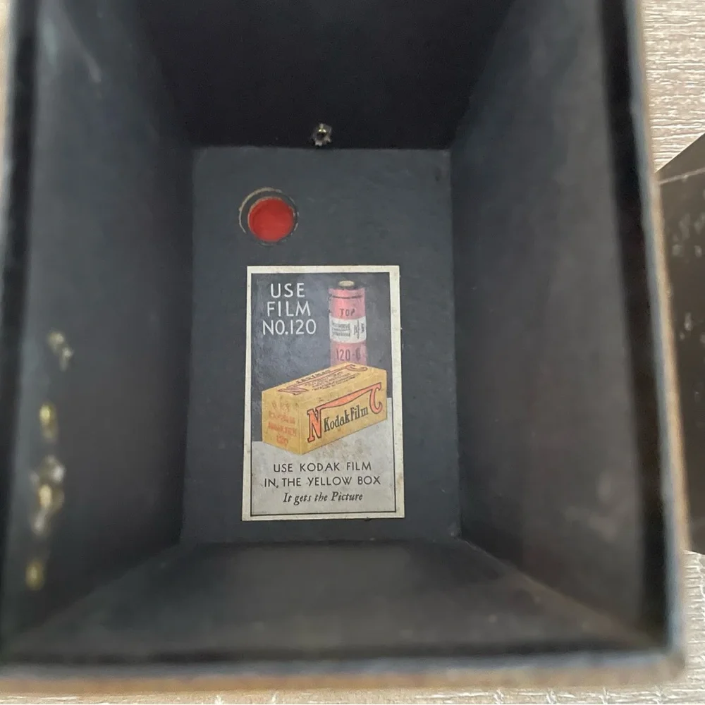Eastman Kodak Anniversary box camera with meniscus lens